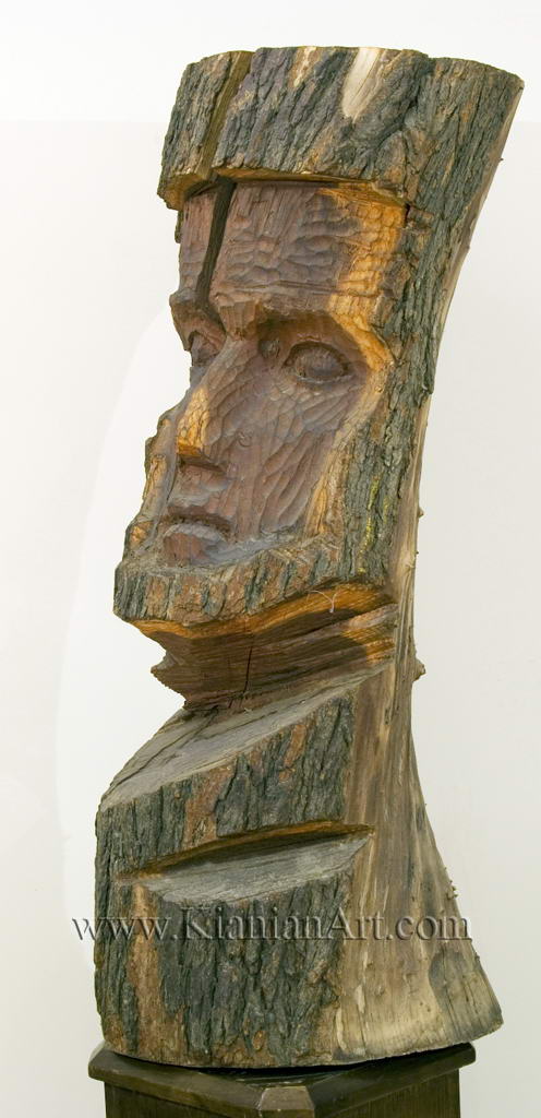 Malihe Kianian - Broken face - Sculpture  