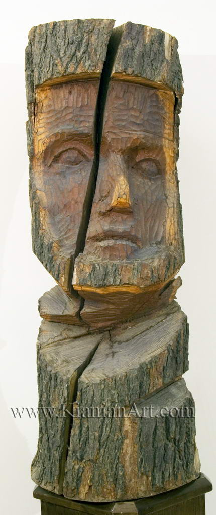 Malihe Kianian - Broken face - Sculpture  